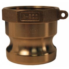 Adapter, Global Cam & Groove Type A Female NPT x Male Adapters, Size 4'', Maximum Operating Pressure 100 PSI, 316 Investment Cast Stainless Steel, DIXON (G400-A-SS)