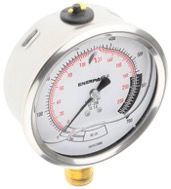 Gauge, Hydraulic Force And Pressure Gauge, Face Dia. 4'', 1/2'' NPTF, 0-700 Bar/0-232 kN, ENERPAC (GF20B)
