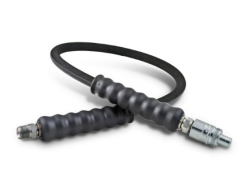 Hose Hydraulic, High Pressure, 2ft Length, w/AH-604, 3/8'' NPTF, .25'' I.D., ENERPAC (HA9202)