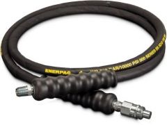 Hose Hydraulic, High Pressure, 6ft Length, w/AH-630, 1/4'' NPTF, .25'' I.D., ENERPAC (HB9206Q)