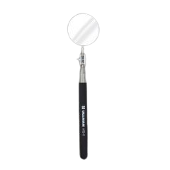 Inspection Mirror Round Telescoping, 2.1/4" Dia, With Pocket Clip, Telescopes from 9-3/4" to 36-1/2", Non-Slip Grip Handle. ULLMAN (HTC-2)