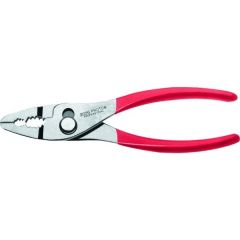 Plier Thin nose 6.11/16'', jaw width 1.1/16'', steel chrome finish, pvc grips, PROTO (J202G)
