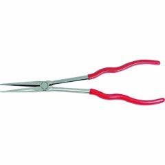 Plier Long/Needle Nose 11.9/16'', jaw width 23/32'', long reach, extra long handle, steel chrome finish, pvc grips, PROTO (J240G)