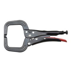 C-Clamps, Locking/Vise grip 11.1/5'', jaw width 15/32'', steel locking, steel black finish, PROTO (J266XL)