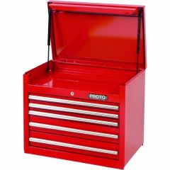 Storage Chest Top 27'', LxHxD, 26.1/4'' x 19' x 18'', 5 Drawers, Red, PROTO (J442719-5RD)