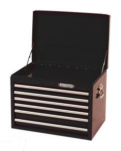 Storage Chest Top 27'', LxHxD, 26.1/4'' x 19' x 18'', 6 Drawers, Black, PROTO (J442719-6BK)