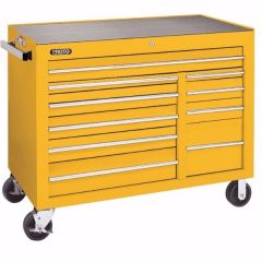 Storage Workstation LxHxD, 50.1/2'' x 41'' x 25'', 10 Drawers, Yellow, PROTO (J455041-10YL)