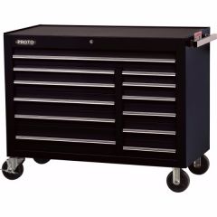 Storage Workstation LxHxD, 50.1/2'' x 41'' x 25'', 12 Drawers, Black, PROTO (J455041-12BK)