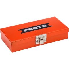 Storage Box Set LxHxD 19'' x 3.7/8'' x 6.1/4'', To Store Socket Set, Red, PROTO (J5496-NA)
