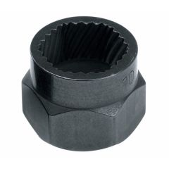 Extractor Bolt Socket 12mm, 15/32'', Steel Black Finish, PROTO (J69X15)