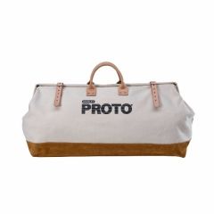 Storage Bag Canvas LxD 27'' x 17'', Heavy Duty Reinforced With Leather Bottom, PROTO (J95327)