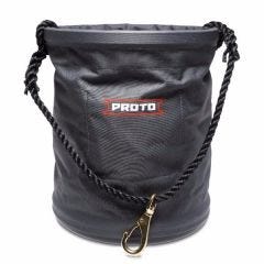 Storage Bucket Straight Wall Utility, Dia.12'', Height 14'', 8'' x 7'' Inside Pocket, PROTO (J95336)