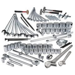 Tool Set, 3/4'', 1'' Dr. Master Heavy Equipment Set 71 Pcs, inches, With Roller Cabinet J453441-8rd, PROTO (J98301)