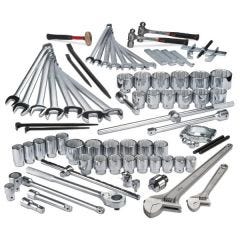 Tool Set, 3/8'', 1/2'', 3/4'' Dr. Heavy Equipment Set 92 Pcs, inches, With Top Chest J442719-8rd, PROTO (J98312)