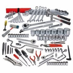 Tool Set, 3/8'', 1/2'', 3/4'' Dr. Metric Heavy Equipment Set 99 Pcs, mm/inches, PROTO (J98320)