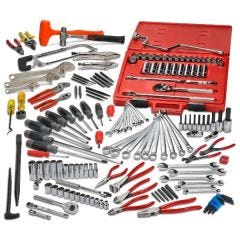 Tool Set, 1/4'', 3/8'', 1/2'' Dr. Metric Intermediate Set 229 Pcs, mm/inches, With Top Chest J442719-10rd-D, PROTO (J99551)
