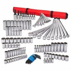 Tool Set, 1/4'', 3/8'', 1/2'' Dr. Metric Add-On Set 111 Pcs, mm, PROTO (J99570)