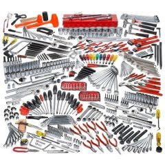 Tool Set, 1/4'', 3/8'', 1/2'', 3/4'' Dr. Intermediate Tool Set 453 Pcs, inches, With Roller Cabinet J442742-8rd and Top Chest J442719-12rd-D, PROTO (J99721)