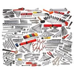 Tool Set, 1/4''- 3/4'' Dr. Master Technician Maint. Set 497 Pcs, mm/in, With Roller Cabinet J442742-8rd and Top Chest J442719-12rd-D, PROTO (J99921)