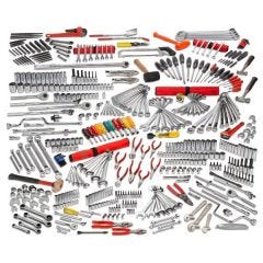 Tool Set, 1/4''- 3/4'' Dr. Master Technician Maint. Set 1258 Pcs, mm/inches, With Workstation J445442-14rd and Top Chest J445419-12rd, PROTO (JCS-1258MASBX2)