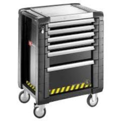 Roller Cabinet JET.M3 6 Drawers Black - 3 Modules Per Drawer  With Safety Lock System, FACOM (JET.6GM3S)