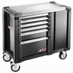 Workbench, Mobile JET.M3 6 Drawers Black, 3 Modules Per Drawer, FACOM (JET.T6GM3)