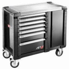 Workbench, Mobile JET.M3 7 Drawers Black, 3 Modules Per Drawer, FACOM (JET.T7GM3)