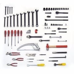 Tool Set, 3/8'', 1/2'' Dr. Railroad machinist's Set 89 Pcs, inches,, PROTO (JTS-0089RR)