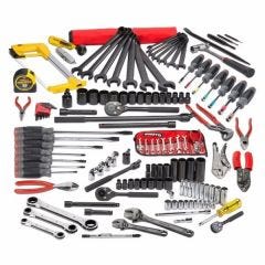 Tool Set, 1/4'', 3/8'', 1/2'' Dr. Railroad Electrician's Set 141 Pcs, inches, PROTO (JTS-0141RR)