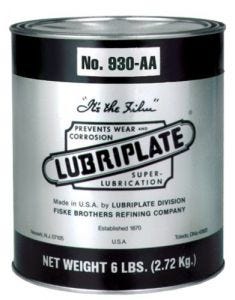 Lubriplate, Multi-Purpose Lithium-based Grease, High Temperature, Bentone Type, No. 930-AA, NLGI Grade-1, 6 lbs, Tin, LUBRIPLATE (L0096-006)