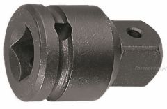 1'' Drive Impact Coupler 1'' Female - 1.1/2'' Male, 90mm OAL, Steel Black Finish, FACOM (NM.232A)