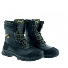 Safety Boots Ocean (Black), Full Grain Cow Leather-Tanned, Size 10.5 / 44, PANTHER (3016709LA-10.5/44.5)