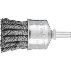 Brush Wire Pencil Mounted Steel Knotted, 23mm diameter 6mm shank, PFERD (PBG2323-6ST0.35)