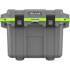 Elite Cooler, 30 QT Dark Grey, PELICAN (30Q-1-DKGRYEGRN)