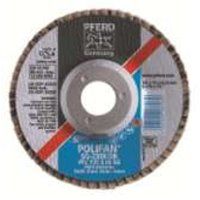 Disc Grinding POLIFAN Flat Type, Aluminium Oxide A 100 x 13 x 16.0mm (D x T x H) Max. RPM 15,300, Grit 120 For Stainless Steel (INOX), PFERD (PFF100A120SG-16.0)