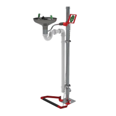 Eye/Face Wash Unit, Stainless Steel Bowl, Pedestal. Hughes (H-STD85GSP)