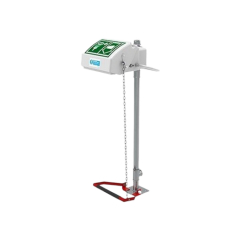 Eye/Face Wash Unit, Covered, Pedestal. Hughes (H-STD45GSP)