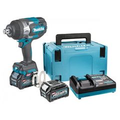 DC Impact Wrench 3/4'' dr, 40V Battery, Cap. 1600Nm, 1 Charger, 2 x 4.0AH Battery, MAKITA (TW001GM201)