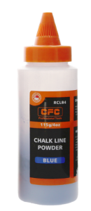 Chalk Line Powder Refill, Blue, 115 Grams / 4 Oz, CFC HAND TOOLS (RCLB4)