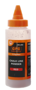 Chalk Line Powder Refill, Red 115 Grams / 4 Oz, CFC HAND TOOLS (RCLR4)