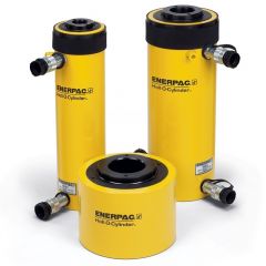 RRH Series Double Actiing, Hollow Plunger Cylinders, Capacity: 30 - 150 Tons, Stroke: 1.50 - 10.13 In., Max. Operating Pressure: PSI, ENERPAC (RRH10010)