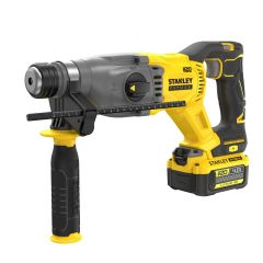 20V BL Cordless SDS-Plus Rotary Hammer Drill, 20mm Cap. c/w 2x 4.0Ah Battery, 1x Charger, STANLEY (SBH900M2K-B1)