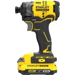 20V BL Cordless Impact Driver 180Nm, c/w 2x 2.0ah Battery, 1x Charger, STANLEY (SBI810D2K-B1)