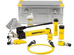 Hydraulic ToolBox Set, 10Ton c/w Pump P392, Gauge GA45GC, Hose HC7206C, Oil 1 Qt HF100, RC106, RCS101, ENERPAC (SC10HTB)