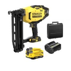 Finish Nailer, 20V 16Ga, Capacity 100, Nail Lgth 25-64mm, c/w 2x 2.0Ah Battery, 1x Charger, STANLEY (SCN616D2K-B1)