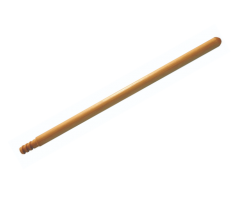 Handle Broom Screw Tip Wood 60'' Length # 055-A60, MAGNOLIA (174890)