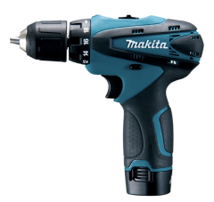 DC Drill Driver, 10.8V, 10mm, 2X 1.3ah Battery, 1X Charger, MAKITA (DF330DWE)