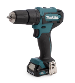 DC Hammer Driver Drill 12V, 10mm,  2X 2.0ah Battery, 1X Charger, MAKITA (HP333DSAE)