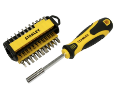 Screwdriver Set, Multi Hex Bit, 34-Pce, STANLEY (70-885)