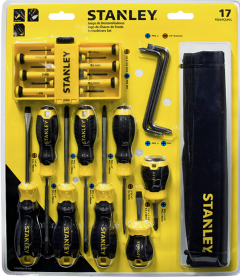 Screwdriver Set, Combination, 17-Pce, STANLEY (STMT65616-LA)